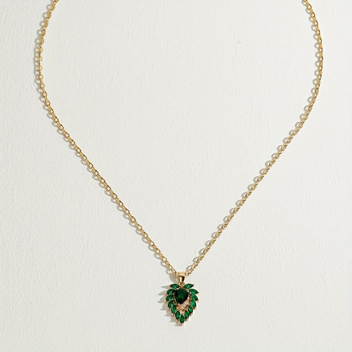 Colar Matilde Coração de Esmeralda
