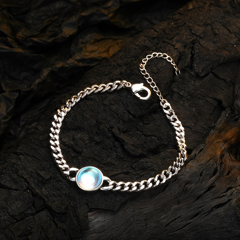 Pulseira de Pedra da Lua Voz interior