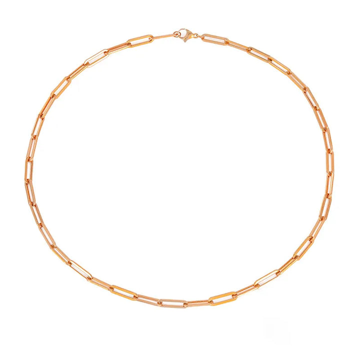 Colar Feminino com Corrente em Aço Inoxidável