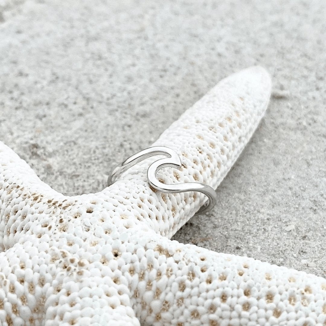 Anel Silver Sea Wave