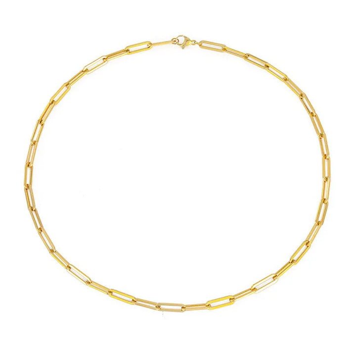 Colar Feminino com Corrente em Aço Inoxidável