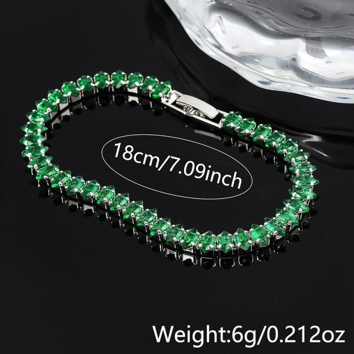 Pulseira Pedras de Esmeraldas
