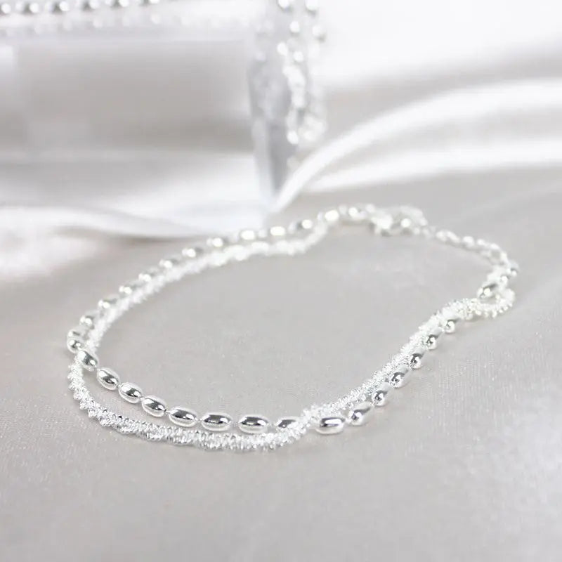 Pulseira de Prata com Zircónia