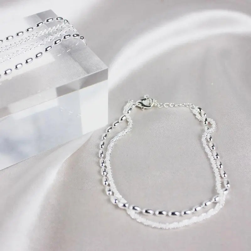 Pulseira de Prata com Zircónia