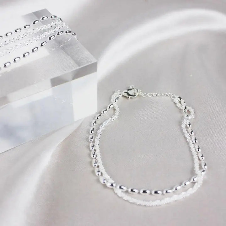 Pulseira de Prata com Zircónia