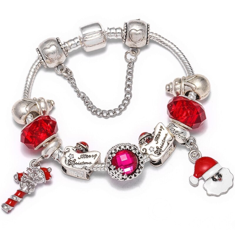 Pulseira com tema de Natal