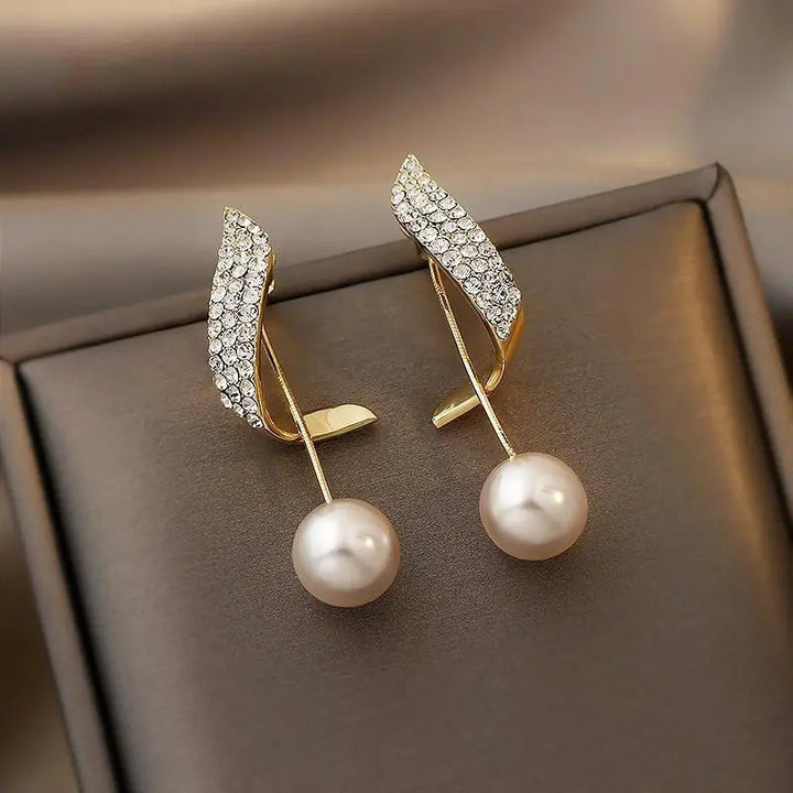 Brincos de Ouro com Pérolas