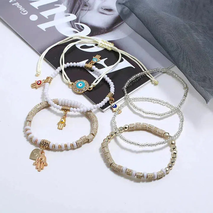 Conjunto de Pulseiras Hamsa