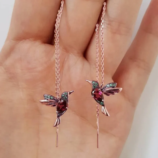 Brincos Retro Bird Fashion
