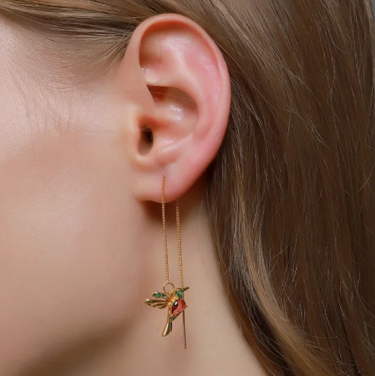 Brincos Retro Bird Fashion