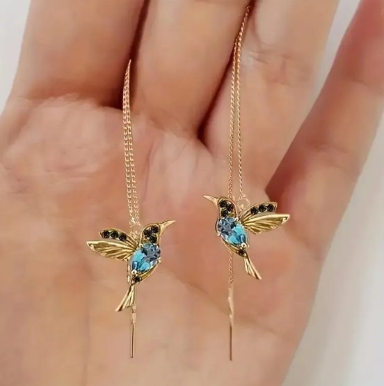 Brincos Retro Bird Fashion