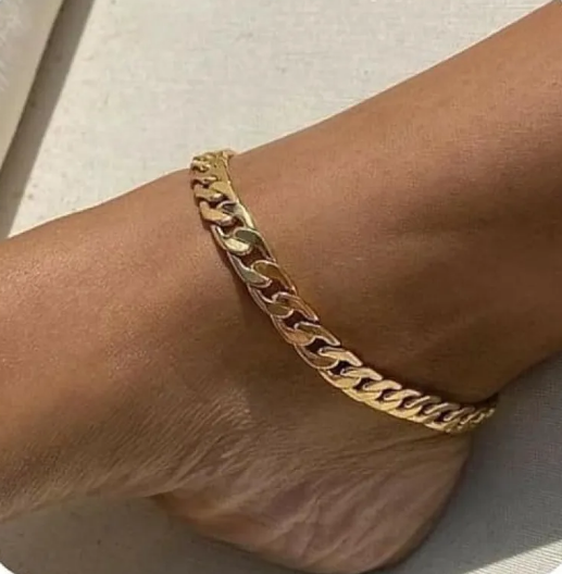Tornozeleira com Corrente para Férias na Praia