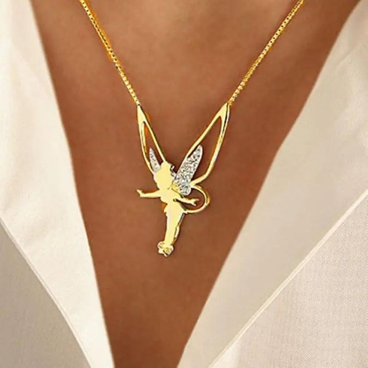 Colar em Dourado e Prateado