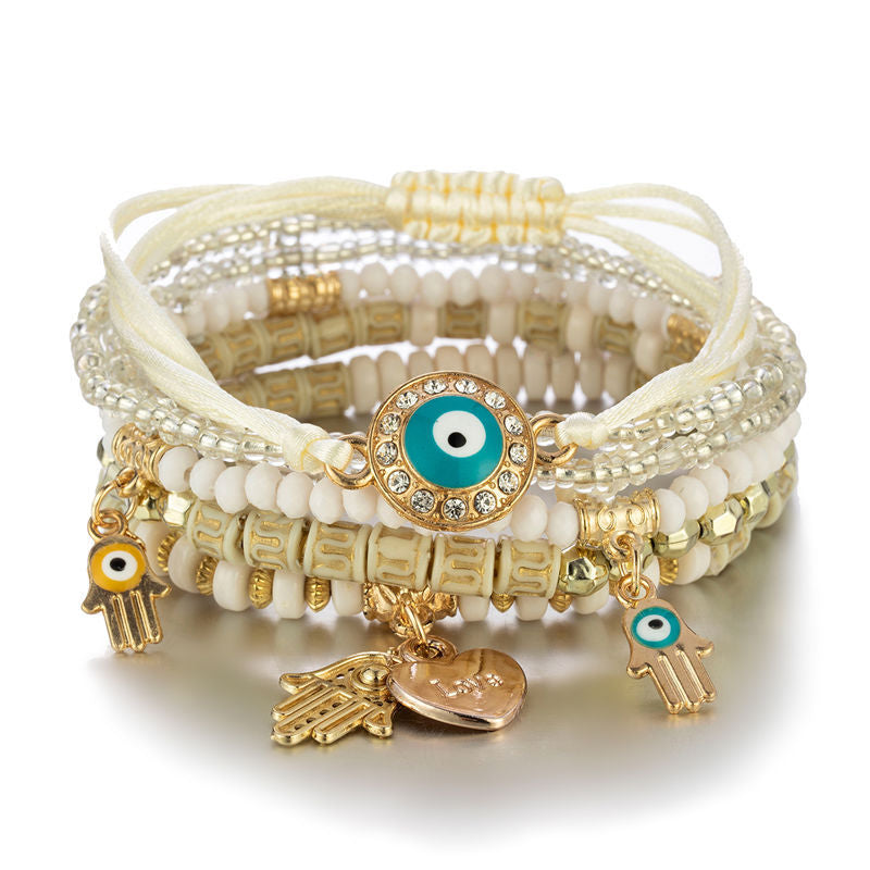 Conjunto de Pulseiras Hamsa