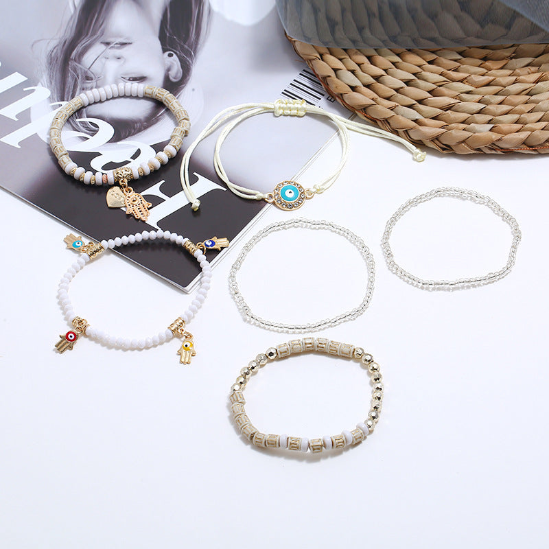 Conjunto de Pulseiras Hamsa