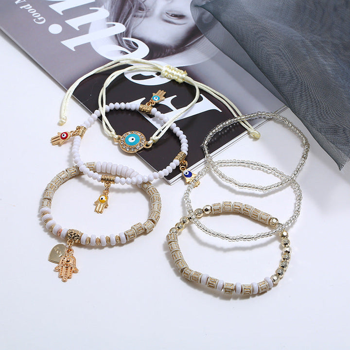 Conjunto de Pulseiras Hamsa