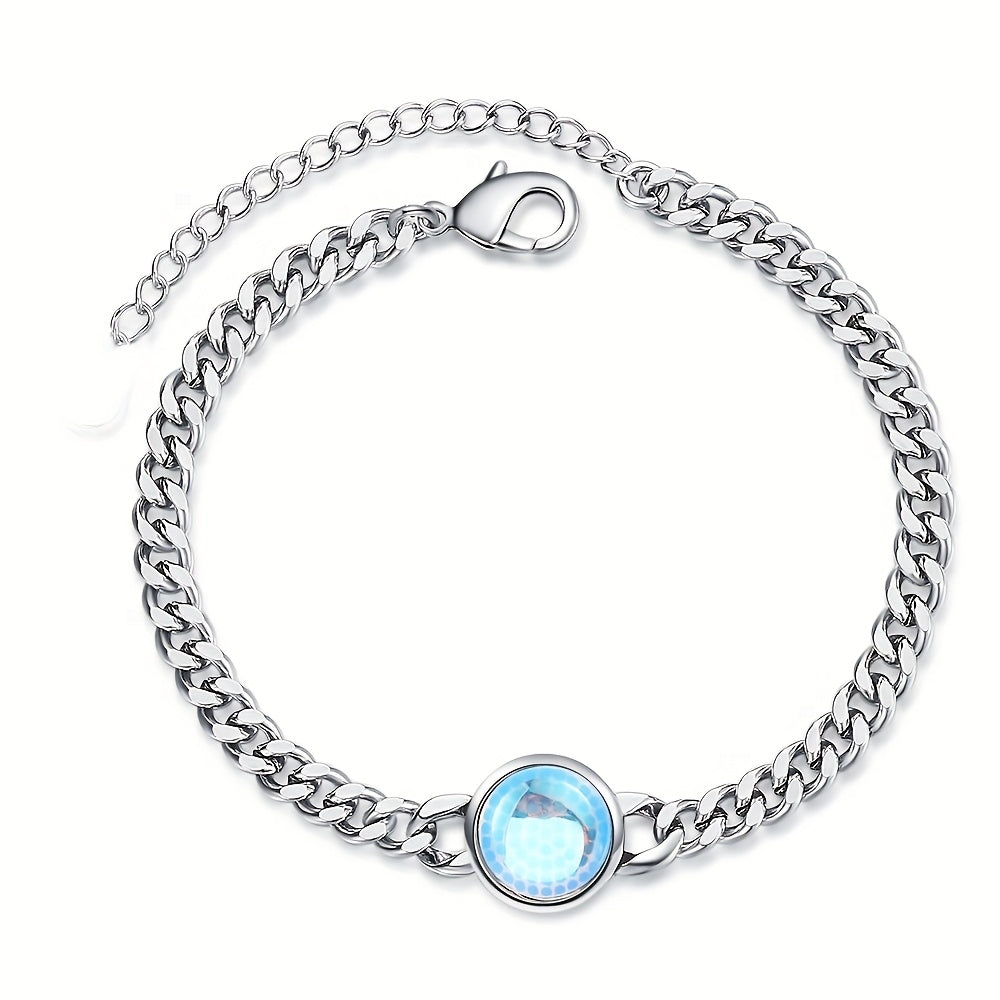 Pulseira de Pedra da Lua Voz interior