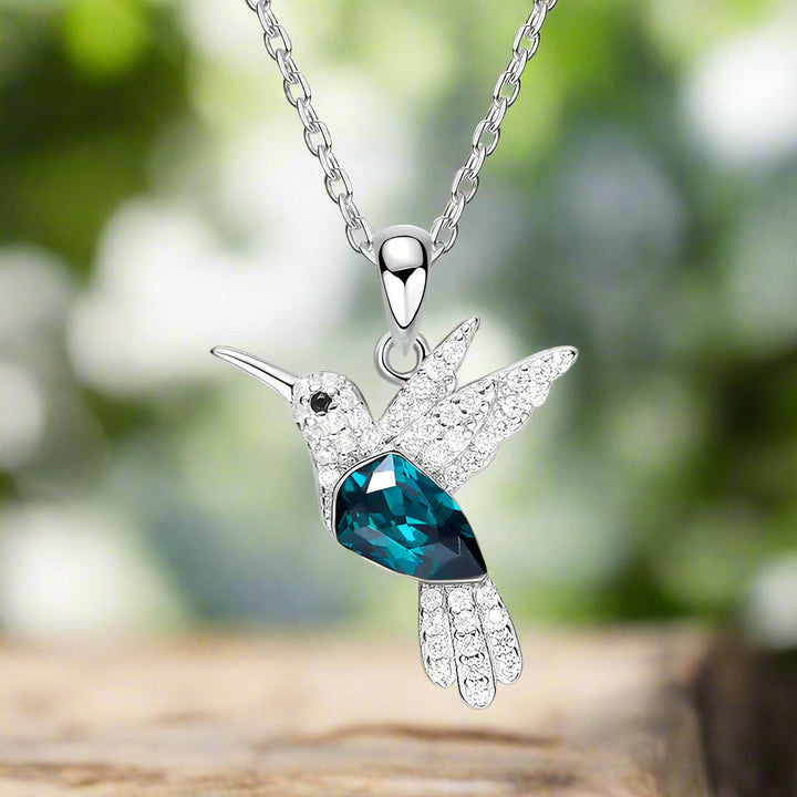 Colar Bebé-colibri com Zircônia