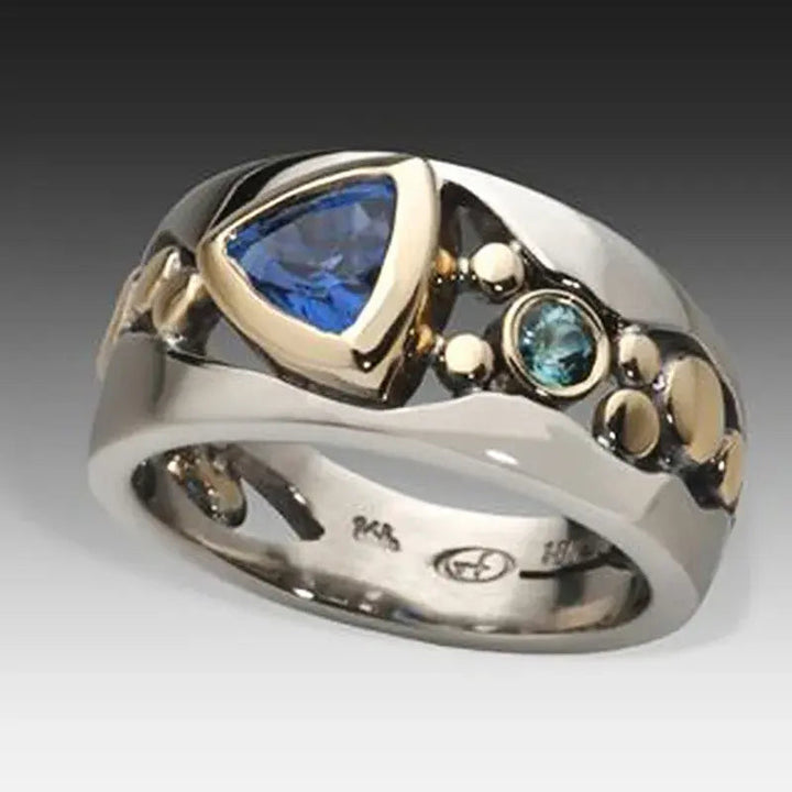 Anel Vintage Azul